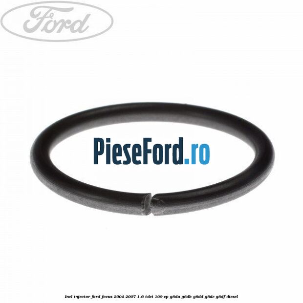 Inel injector Ford Focus 2004-2007 1.6 TDCi 109 cp G8DA, G8DB, G8DD, G8DE, G8DF diesel