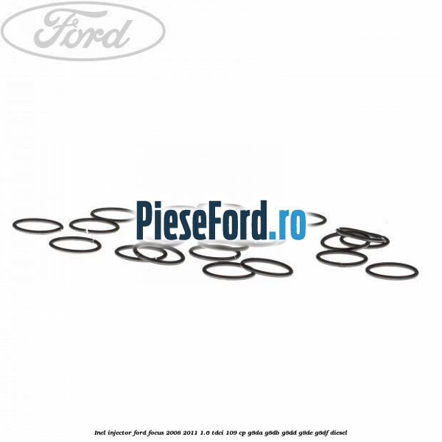 Inel injector Ford Focus 2008-2011 1.6 TDCi 109 cp G8DA, G8DB, G8DD, G8DE, G8DF diesel