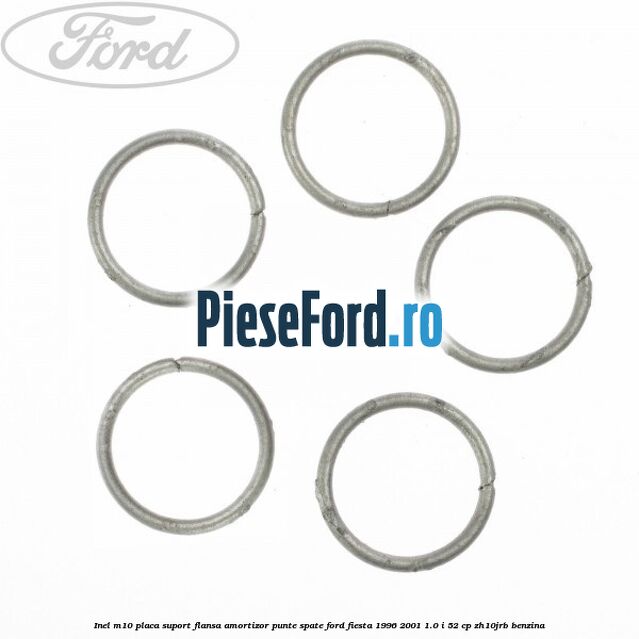 Inel M10 placa suport flansa amortizor punte spate Ford Fiesta 1996-2001 1.0 i 52 cp ZH10JRB benzina