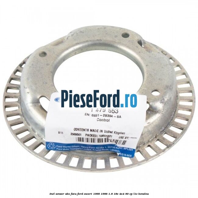 Inel senzor ABS fata Ford Escort 1995-1998 1.6 16V 4x4 90 cp L1E benzina