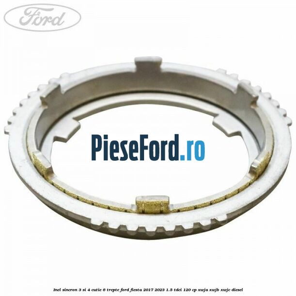 Inel sincron 3 si 4 cutie 6 trepte Ford Fiesta 2017-2023 1.5 TDCi 120 cp XWJA, XWJB, XWJC diesel