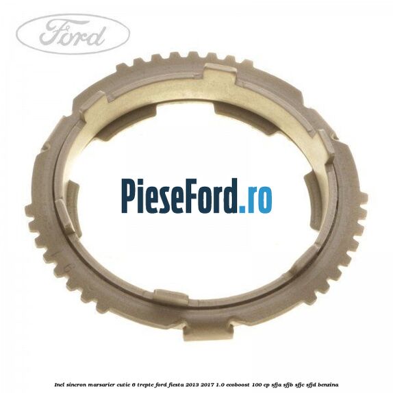 Inel sincron marsarier cutie 6 trepte Ford Fiesta 2013-2017 1.0 EcoBoost 100 cp SFJA, SFJB, SFJC, SFJD benzina