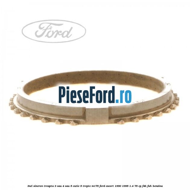 Inel sincron treapta 3 sau 4 sau 5 cutie 5 trepte MT75 Ford Escort 1990-1995 1.4 75 cp F4B, FUH benzina