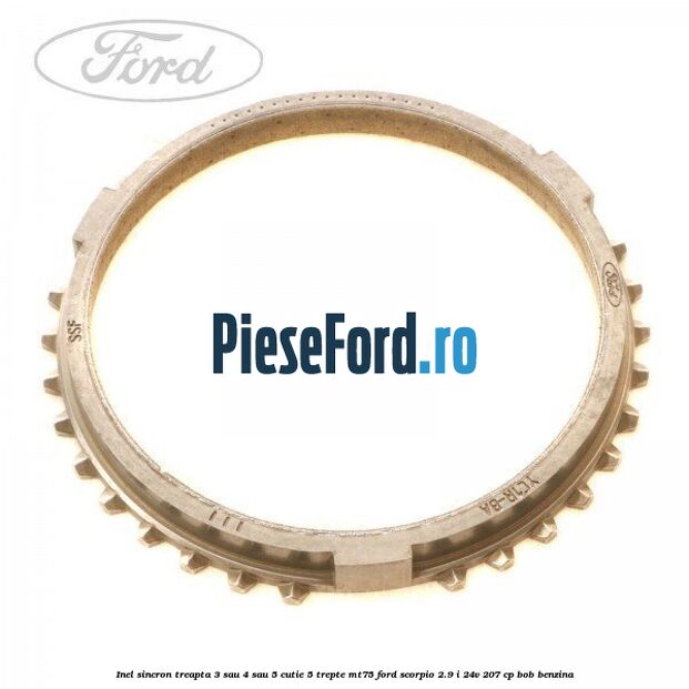 Inel sincron treapta 3 sau 4 sau 5 cutie 5 trepte MT75 Ford Scorpio 2.9 i 24V 207 cp BOB benzina