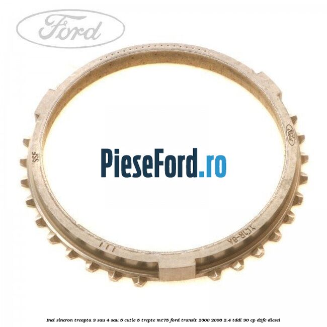 Inel sincron treapta 3 sau 4 sau 5 cutie 5 trepte MT75 Ford Transit 2000-2006 2.4 TDdi 90 cp D2FE diesel