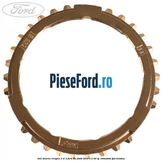 Inel sincron treapta 3 si 4 Ford Ka 2009-2016 1.2 69 cp 169A4000, FP4 benzina