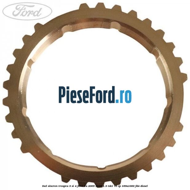 Inel sincron treapta 3 si 4 Ford Ka 2009-2016 1.3 TDCi 75 cp 169A1000, FD4 diesel