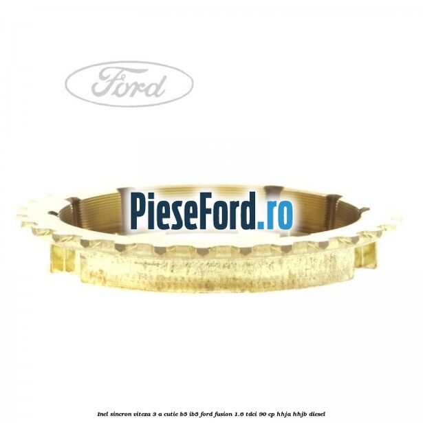 Inel sincron viteza 3 a cutie B5/IB5 Ford Fusion 1.6 TDCi 90 cp HHJA, HHJB diesel