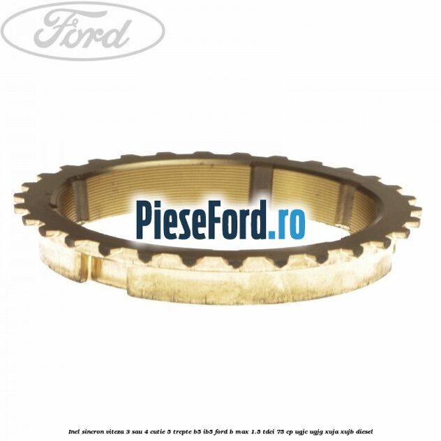 Inel sincron viteza 3 sau 4 cutie 5 trepte B5/IB5 Ford B-Max 1.5 TDCi 75 cp UGJC, UGJG, XUJA, XUJB diesel