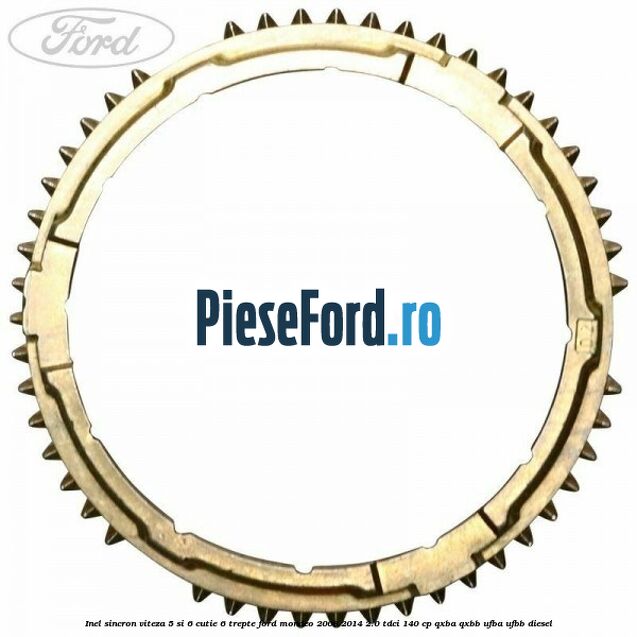 Inel sincron viteza 5 si 6 cutie 6 trepte Ford Mondeo 2008-2014 2.0 TDCi 140 cp QXBA, QXBB, UFBA, UFBB diesel
