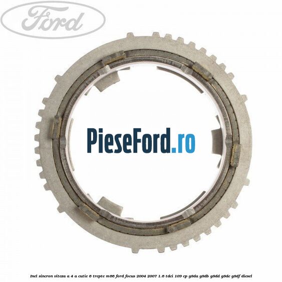 Inel sincron viteza a 4-a, cutie 6 trepte M66 Ford Focus 2004-2007 1.6 TDCi 109 cp G8DA, G8DB, G8DD, G8DE, G8DF diesel
