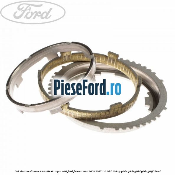 Inel sincron viteza a 4-a, cutie 6 trepte M66 Ford Focus C-Max 2003-2007 1.6 TDCi 109 cp G8DA, G8DB, G8DD, G8DE, G8DF diesel