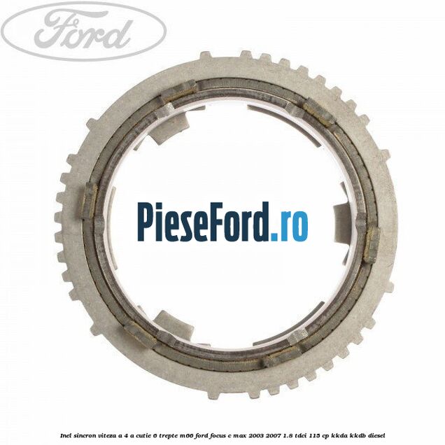Inel sincron viteza a 4-a, cutie 6 trepte M66 Ford Focus C-Max 2003-2007 1.8 TDCi 115 cp KKDA, KKDB diesel
