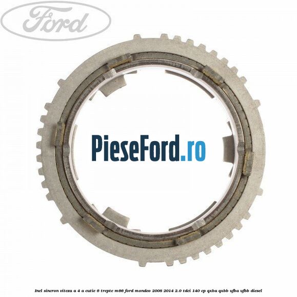 Inel sincron viteza a 4-a, cutie 6 trepte M66 Ford Mondeo 2008-2014 2.0 TDCi 140 cp QXBA, QXBB, UFBA, UFBB diesel
