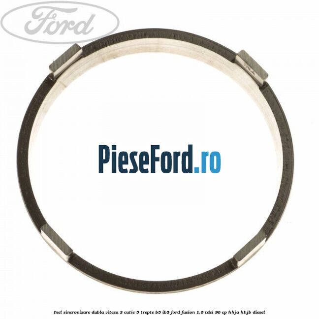 Inel sincronizare dubla viteza 3 cutie 5 trepte B5/IB5 Ford Fusion 1.6 TDCi 90 cp HHJA, HHJB diesel