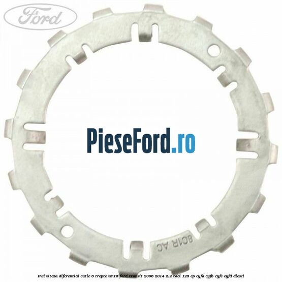 Inel viteza diferential cutie 6 trepte VMT6 Ford Transit 2006-2014 2.2 TDCi 125 cp CYFA, CYFB, CYFC, CYFD diesel