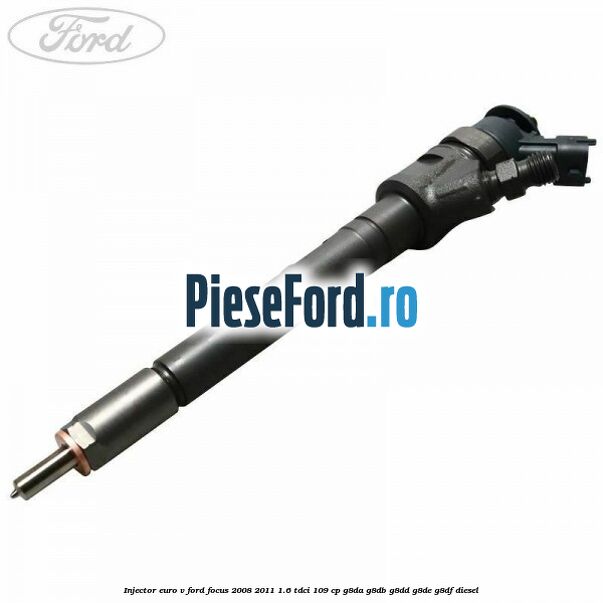 Injector Euro V Ford Focus 2008-2011 1.6 TDCi 109 cp G8DA, G8DB, G8DD, G8DE, G8DF diesel
