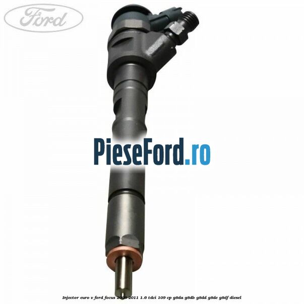Injector Euro V Ford Focus 2008-2011 1.6 TDCi 109 cp G8DA, G8DB, G8DD, G8DE, G8DF diesel