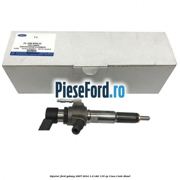Injector Ford Galaxy 2007-2014 1.6 TDCi 115 cp Injector Ford Galaxy 2007-2014 1.6 TDCi 115 cp T1WA, T1WB diesel