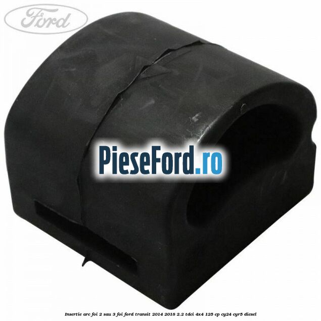 Insertie arc foi 2 sau 3 foi Ford Transit 2014-2018 2.2 TDCi 4x4 125 cp Insertie arc foi 2 sau 3 foi Ford Transit 2014-2018 2.2 TDCi 4x4 125 cp CY24, CYR5 diesel