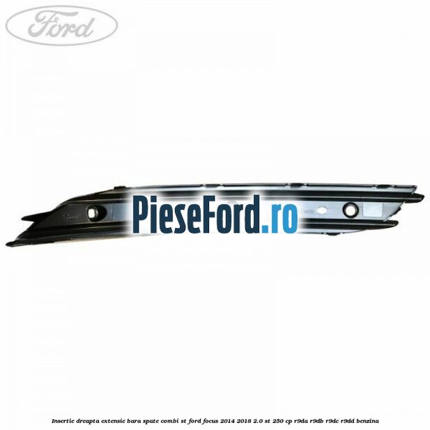 Insertie dreapta extensie bara spate combi ST Ford Focus 2014-2018 2.0 ST 250 cp R9DA, R9DB, R9DC, R9DD benzina