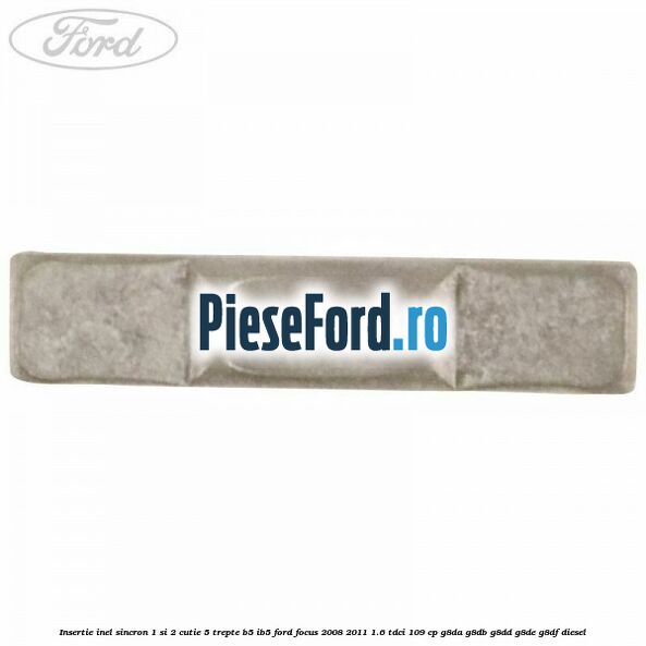 Insertie inel sincron 1 si 2 cutie 5 trepte B5/IB5 Ford Focus 2008-2011 1.6 TDCi 109 cp G8DA, G8DB, G8DD, G8DE, G8DF diesel