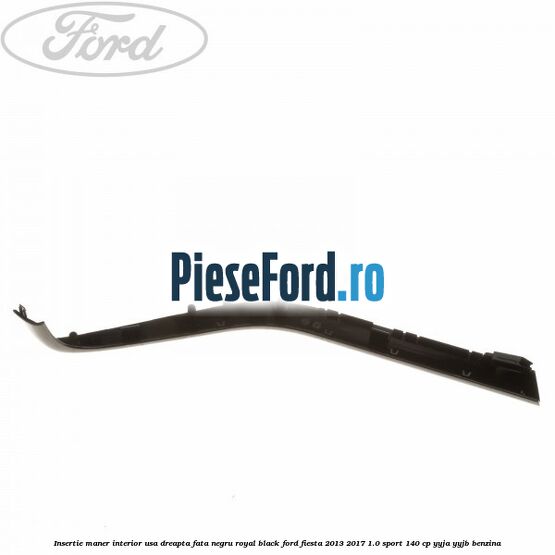 Insertie maner interior usa dreapta fata negru royal black Ford Fiesta 2013-2017 1.0 Sport 140 cp YYJA, YYJB benzina