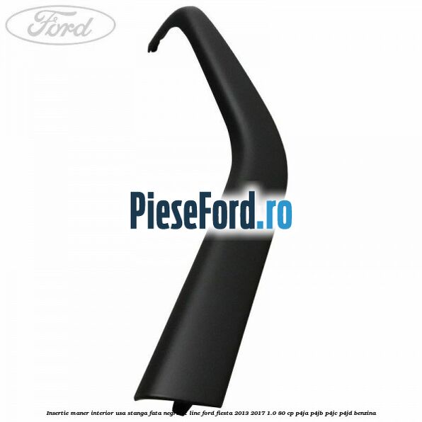Insertie maner interior usa stanga fata negru ST Line Ford Fiesta 2013-2017 1.0 80 cp Insertie maner interior usa stanga fata negru ST Line Ford Fiesta 2013-2017 1.0 80 cp P4JA, P4JB, P4JC, P4JD benzina