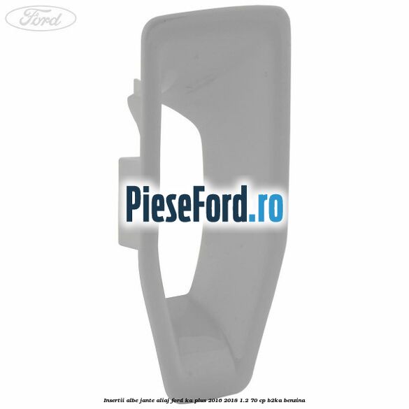 Insertii albe jante aliaj Ford Ka plus 2016-2018 1.2 70 cp B2KA benzina