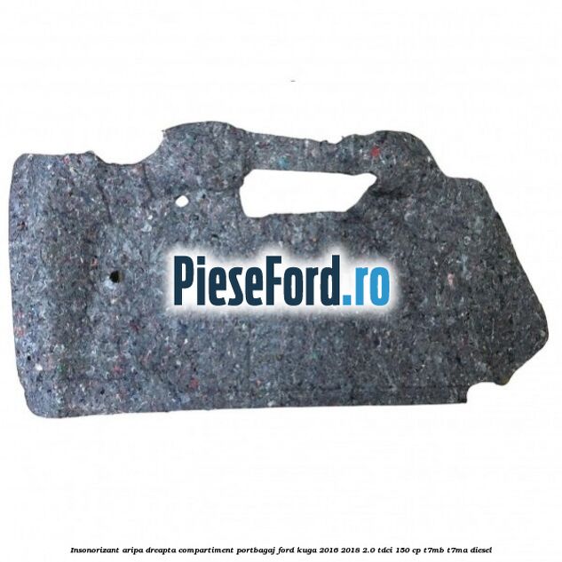 Insonorizant aripa dreapta compartiment portbagaj Ford Kuga 2016-2018 2.0 TDCi 150 cp T7MB, T7MA diesel