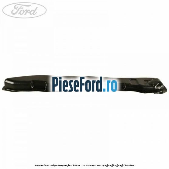 Insonorizant aripa dreapta Ford B-Max 1.0 EcoBoost 100 cp SFJA, SFJB, SFJC, SFJD benzina