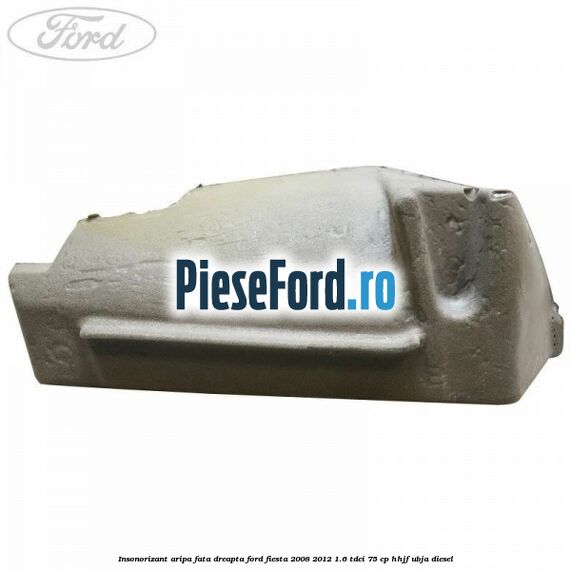 Insonorizant aripa fata dreapta Ford Fiesta 2008-2012 1.6 TDCi 75 cp HHJF, UBJA diesel