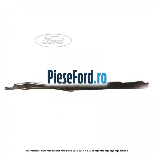 Insonorizant aripa fata dreapta Ford Fiesta 2013-2017 1.4 97 cp RTJA, RTJB, SPJA, SPJC, SPJE benzina