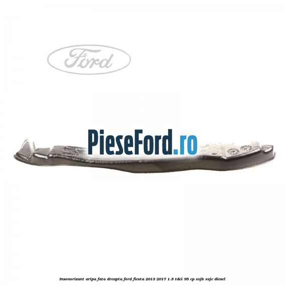 Insonorizant aripa fata dreapta Ford Fiesta 2013-2017 1.5 TDCi 95 cp XVJB, XVJC diesel