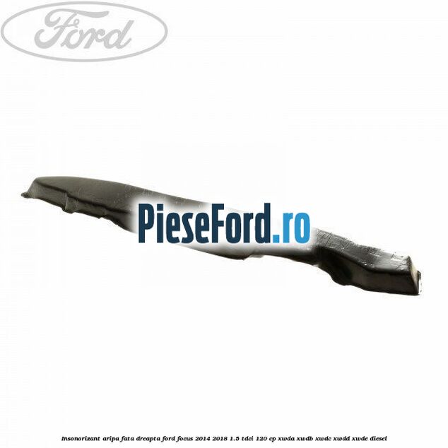 Insonorizant aripa fata dreapta Ford Focus 2014-2018 1.5 TDCi 120 cp XWDA, XWDB, XWDC, XWDD, XWDE diesel