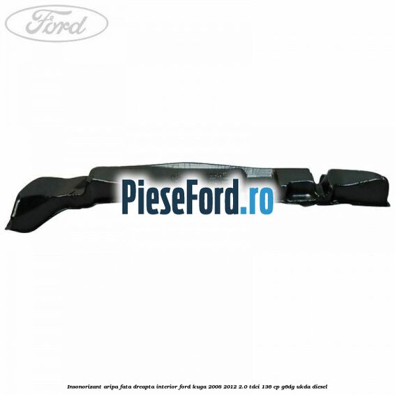 Insonorizant aripa fata dreapta interior Ford Kuga 2008-2012 2.0 TDCi 136 cp G6DG, UKDA diesel
