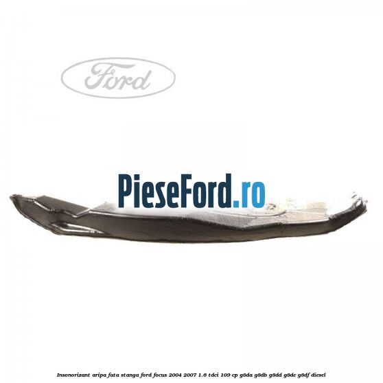 Insonorizant aripa fata stanga Ford Focus 2004-2007 1.6 TDCi 109 cp G8DA, G8DB, G8DD, G8DE, G8DF diesel
