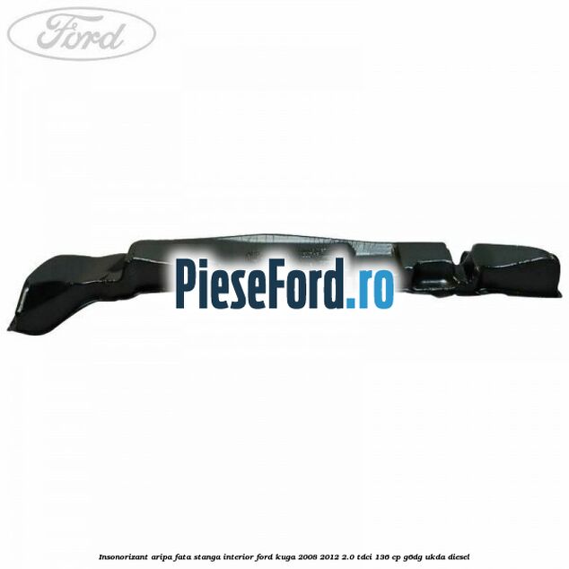 Insonorizant aripa fata stanga interior Ford Kuga 2008-2012 2.0 TDCi 136 cp Insonorizant aripa fata stanga interior Ford Kuga 2008-2012 2.0 TDCi 136 cp G6DG, UKDA diesel
