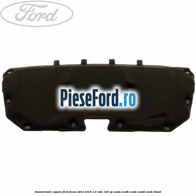 Insonorizant capota Ford Focus 2014-2018 1.5 TDCi 120 cp