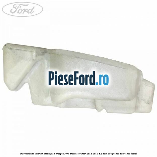 Insonorizant interior aripa fata dreapta Ford Transit Courier 2014-2018 1.6 TDCi 95 cp T3CA, T3CB, T3CC diesel