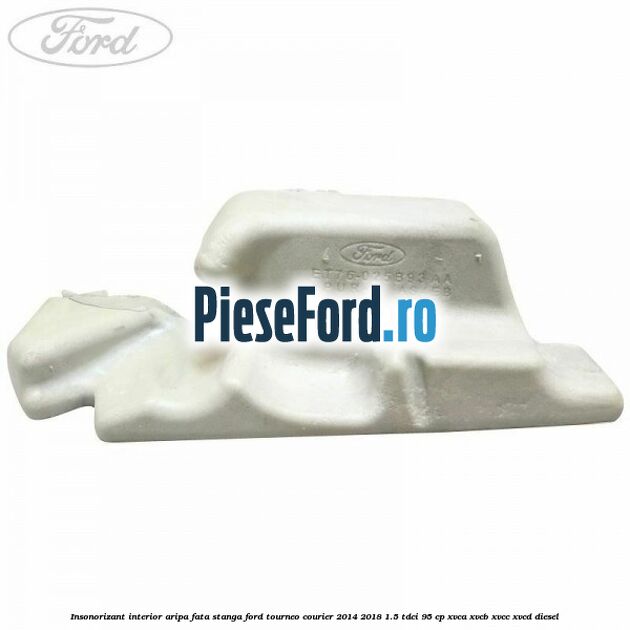 Insonorizant interior aripa fata stanga Ford Tourneo Courier 2014-2018 1.5 TDCi 95 cp XVCA, XVCB, XVCC, XVCD diesel
