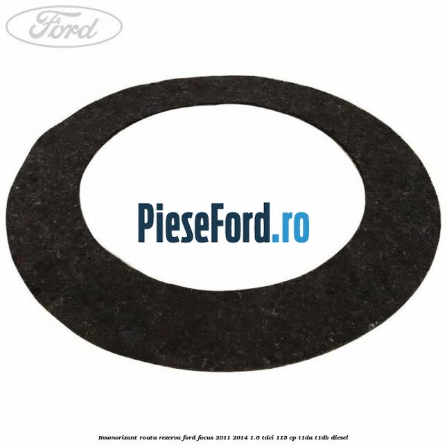 Insonorizant roata rezerva Ford Focus 2011-2014 1.6 TDCi 115 cp T1DA, T1DB diesel