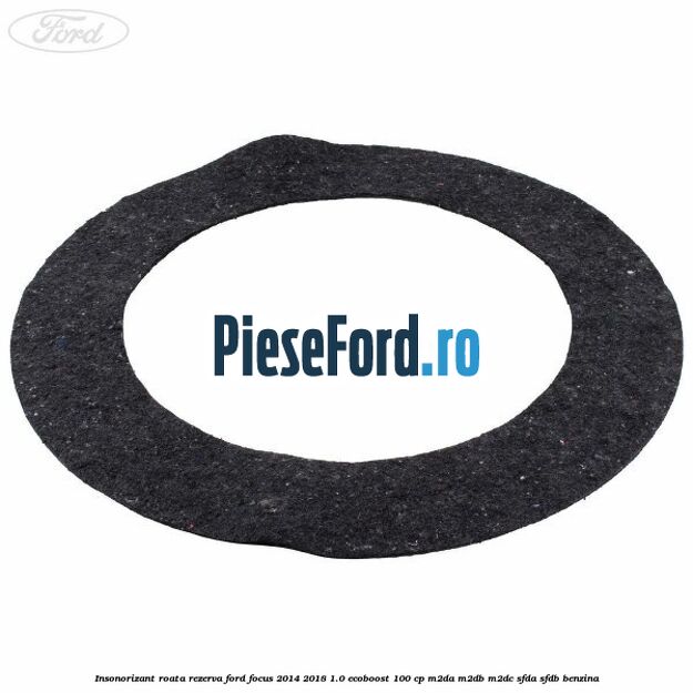 Insonorizant roata rezerva Ford Focus 2014-2018 1.0 EcoBoost 100 cp M2DA, M2DB, M2DC, SFDA, SFDB benzina