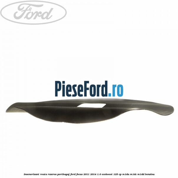 Insonorizant roata rezerva portbagaj Ford Focus 2011-2014 1.0 EcoBoost 125 cp M1DA, M1DC, M1DD benzina