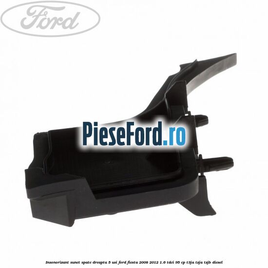 Insonorizant sunet spate dreapta 5 usi Ford Fiesta 2008-2012 1.6 TDCi 95 cp T3JA, TZJA, TZJB diesel