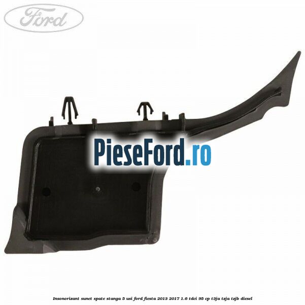 Insonorizant sunet spate stanga 5 usi Ford Fiesta 2013-2017 1.6 TDCi 95 cp T3JA, TZJA, TZJB diesel