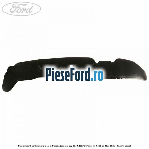 Insonorizant vertical aripa fata dreapta Ford Galaxy 2015-2023 2.0 TDCi 4x4 180 cp Insonorizant vertical aripa fata dreapta Ford Galaxy 2015-2023 2.0 TDCi 4x4 180 cp T8CG, T8CH, T8CI, T8CJ diesel