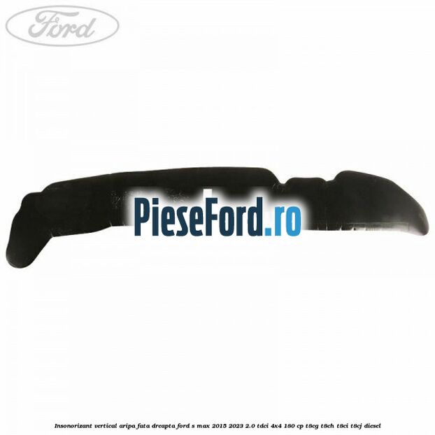 Insonorizant vertical aripa fata dreapta Ford S-Max 2015-2023 2.0 TDCi 4x4 180 cp Insonorizant vertical aripa fata dreapta Ford S-Max 2015-2023 2.0 TDCi 4x4 180 cp T8CG, T8CH, T8CI, T8CJ diesel