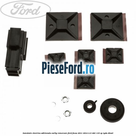 Instalatie electrica aditionala carlig remorcare Ford Focus 2011-2014 2.0 TDCi 115 cp TYDA diesel