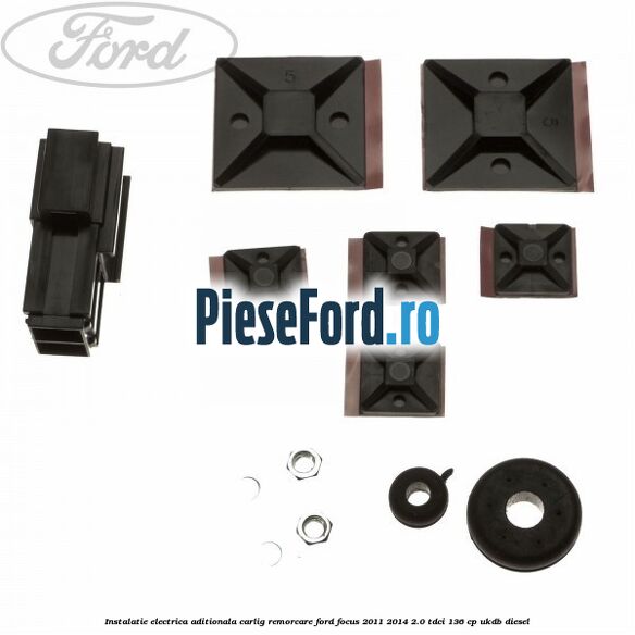 Instalatie electrica aditionala carlig remorcare Ford Focus 2011-2014 2.0 TDCi 136 cp UKDB diesel